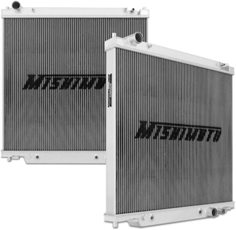 Mishimoto MMRAD-F2D-99 Ford 7.3L Powerstroke Aluminum Radiator, 1999-2003, Silver