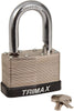 Trimax TLM2150 Dual Locking 65mm Solid Steel Laminated Padlock with 1.5