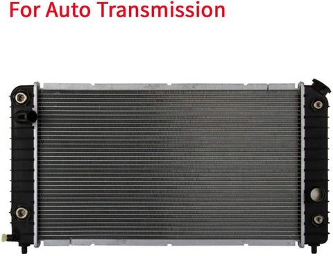 ASL CU1533 26mm Core Complete AT Radiator Assembly with Oil Cooler for 1995 Blazer Jimmy 4.3L 1994-1995 S10 Sonoma 4.3L V6