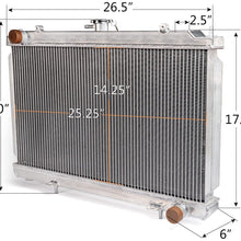 Full Aluminum Radiator Replacement For Nissan 240SX SILVIA S14 SR20/SR20DET MT 95-98 + 2x10" Fans Kit