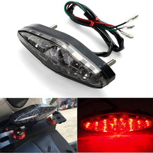 CICMOD Motorcycle 15 LED Brake Running Turn License Plate Tail Light Quad ATV Bike Motorbike 12V New (Type A)