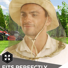 Mosquito Head Net Mesh - Bug/Insect Face Netting for Hats with Extra Fine Fly Screen Holes for Men & Women - Ultimate Outdoor Protection/Shield from Bugs, Gnats, No-See-Ums & Midges. Chemical Free