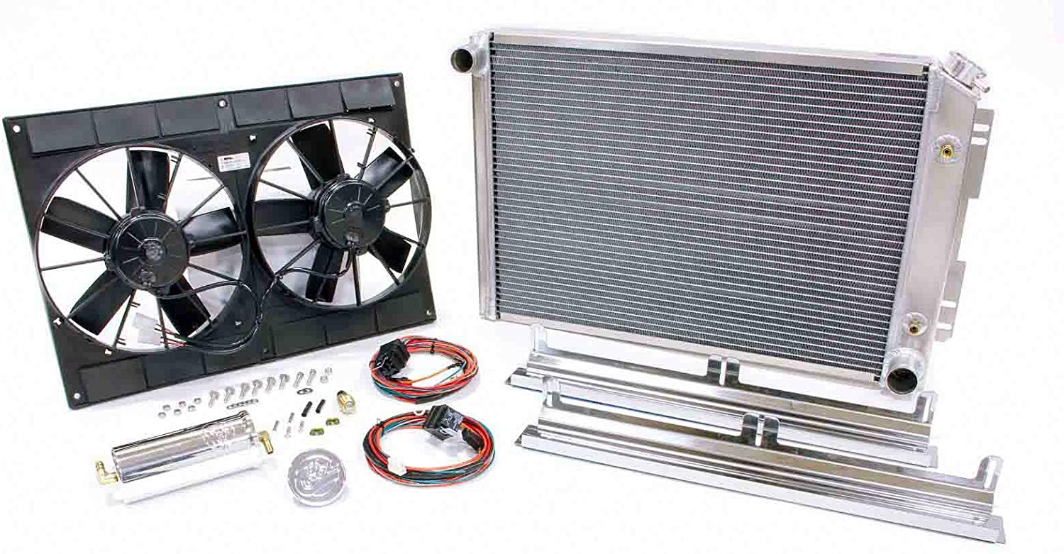 BE COOL 82168 Aluminum Radiator Module System 1967-1969 Camaro/Firebird