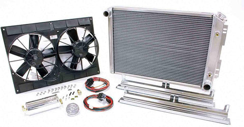 BE COOL 82168 Aluminum Radiator Module System 1967-1969 Camaro/Firebird