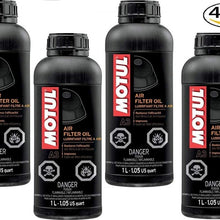 Motul 103249-CS Air Filter Oil, 4 Pack, 33.81 Fluid_Ounces