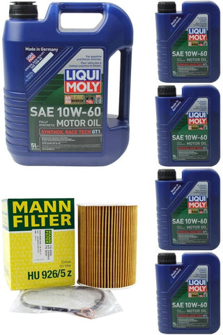 08-13 BMW M3 E90/ E92/ E93 4.0L OIL CHANGE KIT W/LIQUIMOLY 10W-60. (See Fitment Below In Product Discription)