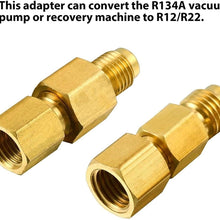 Iinger Brass Refrigeration Box Adapter is Suitable Fit for R12 Assembly Adapter 1/2 Acme Air Conditioner Connector Nut