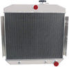 CoolingSky 3 Row Aluminum Radiator +Shroud +14