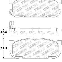 StopTech 309.08910 Street Performance Rear Brake Pad