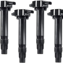 A-Premium Ignition Coil Pack Replacement for Dodge Journey 2009-2017 Caliber Avenger 200 Sebring Jeep Compass Patriot 4-PC Set (Pack of 4)