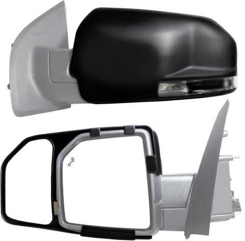 Fit System 81850 Snap and Zap Tow Mirror Pair (2015 and Up F150)