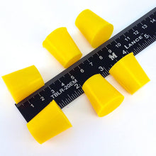 25 Piece 3/4" X 15/16" #3 High Temp Silicone Rubber Tapered Plug Kit Powder Coating Custom Painting Supplies