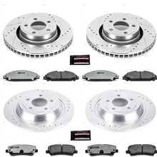 Power Stop K6808-26 Front & Rear Z26 Street Warrior Brake Kit Ford