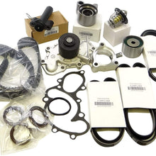 Timing Belt Kit w/Water Pump Kit Fit for 95-04 Toyota Tacoma Tundra T100 4Runner 3.4L V6 DOHC 5VZFE