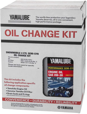 Yamaha Apex/RX-1 4-Cylinder Semi Synthetic Oil Change Kit - LUB-SMBCG-KT-11