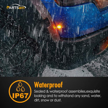 2) 3/4" Smoked Amber LED Clearance Marker Bullet Light/Rubber Grommet 1 LED For Truck Pickups FLush Mount