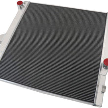 CoolingSky 55MM 3 Row All Aluminum Radiator for 2003-2009 Dodge Ram 2500 & Ram 3500 Diesel 5.9 6.7 Cummins