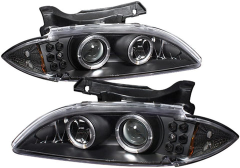 Spyder Auto Chevy Cavalier Black Halogen Projector Headlight (PRO-YD-CCAV95-BK)