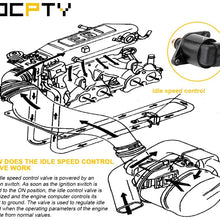OCPTY 2H1091 Fuel Injection New Idle Air Control Valve FIT for Dodge B150/ B250/ B1500/ B2500/ B3500/ D150/D350 Dakota/Durango/Ram 1500/1500 Van/ 2500/3500/ 3500 Van, for Jeep Grand Cherokee
