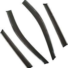 biosp Vent Visor For Nissan Rogue 2014 2015 2016 2017 2018 2019 Rain Sun Shade Window Deflectors Shield Wind Guard Side-Custom Fit 4 Pcs Set Smoke Gray