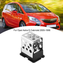 Heater Blower Resistor, 5 Pins Heater Blower Fan Motor Resistor for Opel Astra G Cabriolet 2005-1998 90559834 1845795 1845795