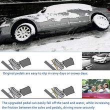 TTCR-II Pedal Covers for Audi A4 A5 A6 A7 A8 Q5 SQ5 and Porsche Macan, No Drill Anti-Slip Aluminum-Alloy Brake and Gas Pedal Pad (Automatic Transmission, 2 Sets)