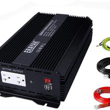 2000W Power Inverter for Car 12V DC to 110V AC Converter with 6.2A Dual USB Ports TUV Approved 4000 Watts peak featuring