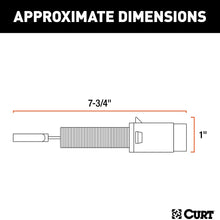 CURT 57224 4-Pin Round Vehicle-Side to 4-Way Trailer Wiring Adapter