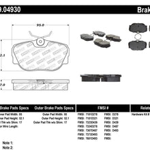 StopTech 309.04930 Street Performance Front Brake Pad