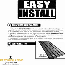 50 QTY Commercial Bulk Pack (Snow Guards, Perfect Seal Gaskets & Screws) - Stop Snow From Sliding Off Your Metal Roof Snow Guard Block Stops Breaks