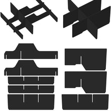Vehicle OCD - Lower Center Console Organizer for RAM 1500 (2019-2020) and RAM 2500/3500 (2019-2020) (NOT for Classic, Longhorn or Limited Models) - Made in USA