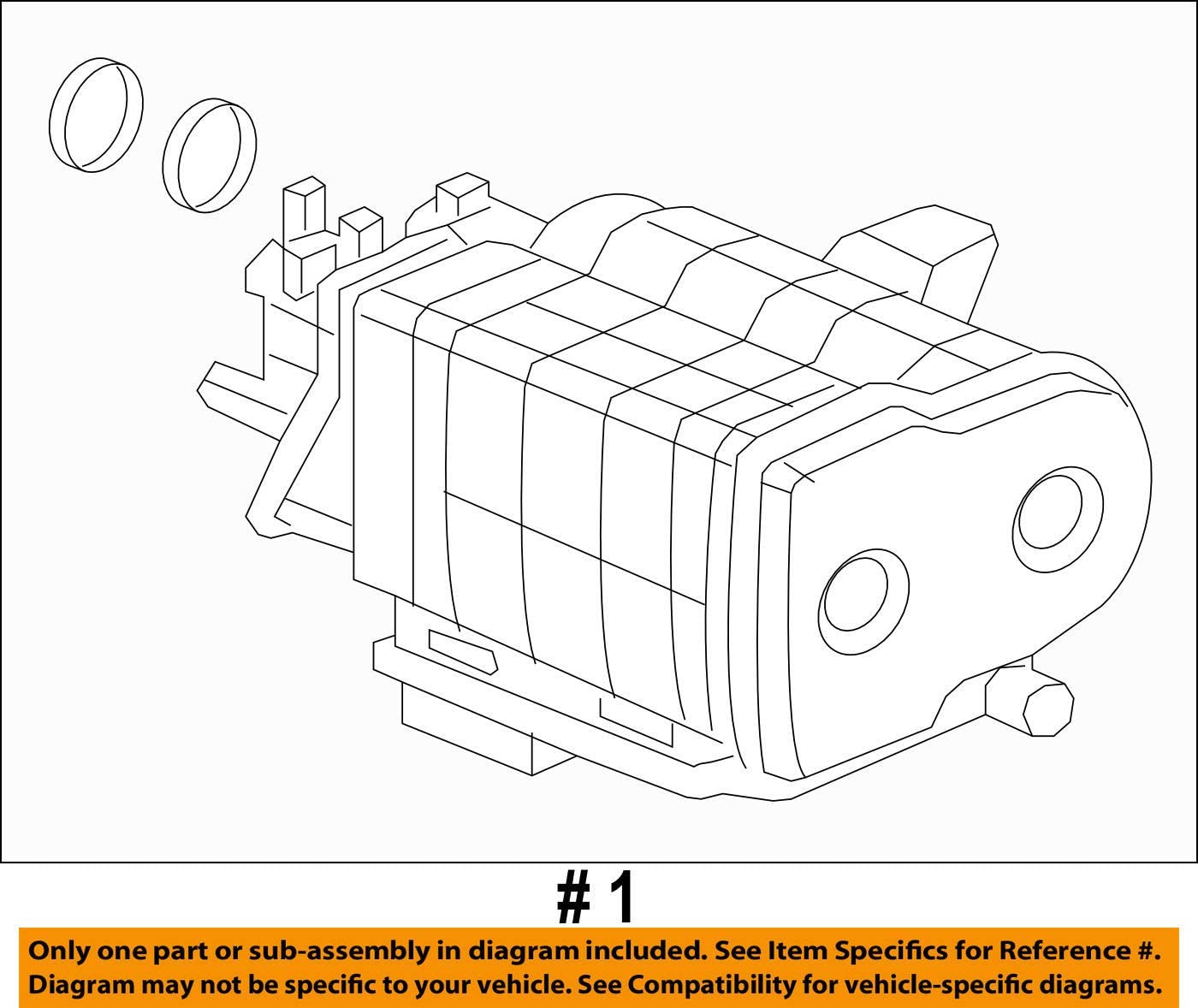 Genuine Honda 17011-TR0-L01 Air Intake Canister Assembly