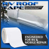 New: RV Roof Sealant Tape — 4 inch x 20 feet — Weatherproof Rubber Permanent Repair Roofing Tape for RV, Boat, Truck, Window, and Camper Roof Leaks