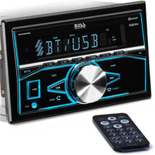 Boss Audio Systems 508UAB Multimedia Car Stereo - Single Din, Bluetooth Audio/Hands-Free Calling, Built-in Microphone, CD/MP3/USB/AUX Input, AM/FM Radio Receiver, Wireless Remote Control