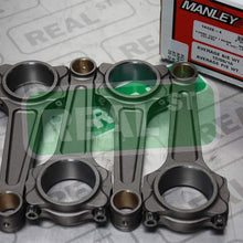 Manley Turbo Tuff Mitsu 156mm Long Rod 6.142" 4G63T 6 bolt w 7 bolt Pistons