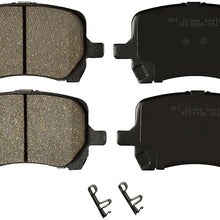 KFE KFE1160-104 Ultra Quiet Advanced Premium Ceramic Brake Pad Front Set for: 2006-2012 Chevrolet Malibu, HHR; Pontiac G5 GT, G6; Saturn Aura