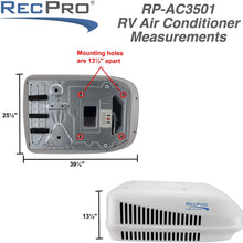 RecPro RV Air Conditioner 13.5K Cooling Only Non-Ducted | RV AC Unit | Camper Air Conditioner (Black)