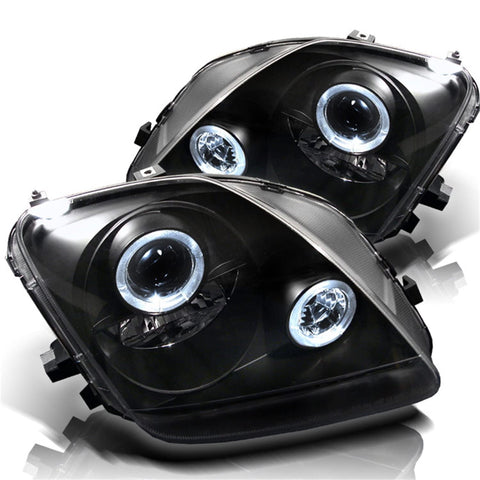 Spyder Auto 5011039 LED Halo Projector Headlights Black/Clear