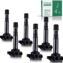 High Power Ignition Coil Pack of 6. Easy and Secure Fitting Parts, Compatible With Honda Odyssey, Pilot, Accord, Ridgeline, and Acura MDX, RL, TL, CL, and Saturn Vue. With 3.0l, 3.2l, and V6 Engines.