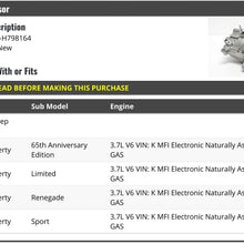 A/C Compressor - Compatible with 2006-2008 Jeep Liberty 3.7L V6 VIN K MFI Electronic Naturally Aspirated