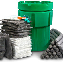 ESP SK-U95 174 Piece Ecofriendly Universal Overpack Absorbent 95 Gallon Spill Kit, 100 Gallon Absorbency, Gray