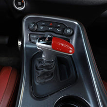 Gear Shift Knob Cover Trim for 2015-2020 Dodge Challenger/Charger, for 2018-2020 Dodge Durango (Carbon Fiber Look)
