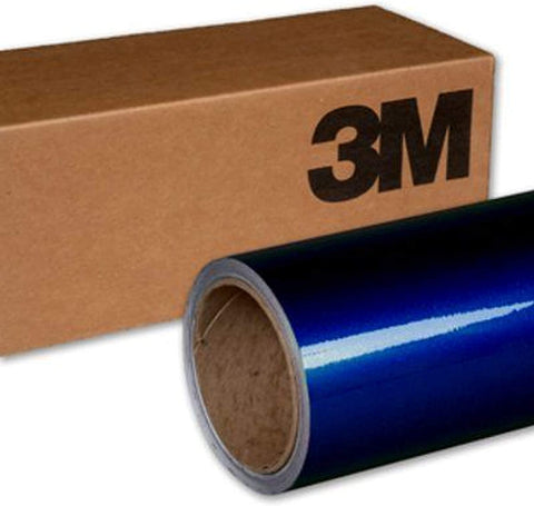 3M 1080 G217 GLOSS DEEP BLUE METALLIC 5ft x 1ft (5 sq/ft) Car Wrap Vinyl Film