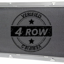 Primecooling 66MM 4 Row Core Aluminum Racing Radiator for Mercury Montego,Cougar Ranchero LTD II Lincoln More L6/ V8 Engine Models 1972-79