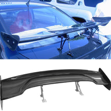 Trunk Spoiler Compatible With Toyota | 12" HEIGHT DRAG Style Rear Spoiler Wing Tail Lid Finnisher Deck Lip by IKONMOTORSPORTS | 1997 1998 1999 2000 2001 2002 2003 2004 2005 2006 2007 2008 2009 2010
