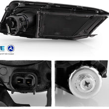 Fits 2019-2020 Honda Civic Coupe | Sedan LED Bumper Fog Lights Driving Lamp Pair Left+Right w/Switch Wiring Harness