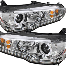 Spyder Auto PRO-YD-ML08-DRL-BK Mitsubishi Lancer/EVO-10 Black DRL LED Projector Headlight