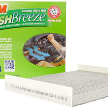 FRAM Fresh Breeze Cabin Air Filter Replacement for Car Passenger Compartment w/ Arm and Hammer Baking Soda, Easy Install, CF11182 for Select Acura and Honda Vehicles