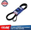 MOCA 6PK2300 EPDM Serpentine Belt Fits Chevrolet Equinox & Express 1500 & G20 Buick LaCrosse GMC G3500 Ford E-250 Econoline Pontiac Torrent 3.8L 4.3L 5.7L OHV 2-Door & 3-Door