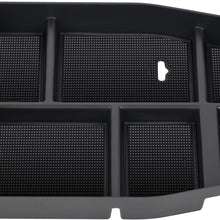 OxGord Center Console Organizer Tray Insert  Armrest Secondary Storage Glove Box for 2015-2017 Ford F150 Raptor Vehicles